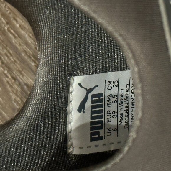 PUMA REBEL MID Women's RARE ROSE GOLD lightweight Slip-on Sneakers Sz 8.5 - Picture 6 of 6